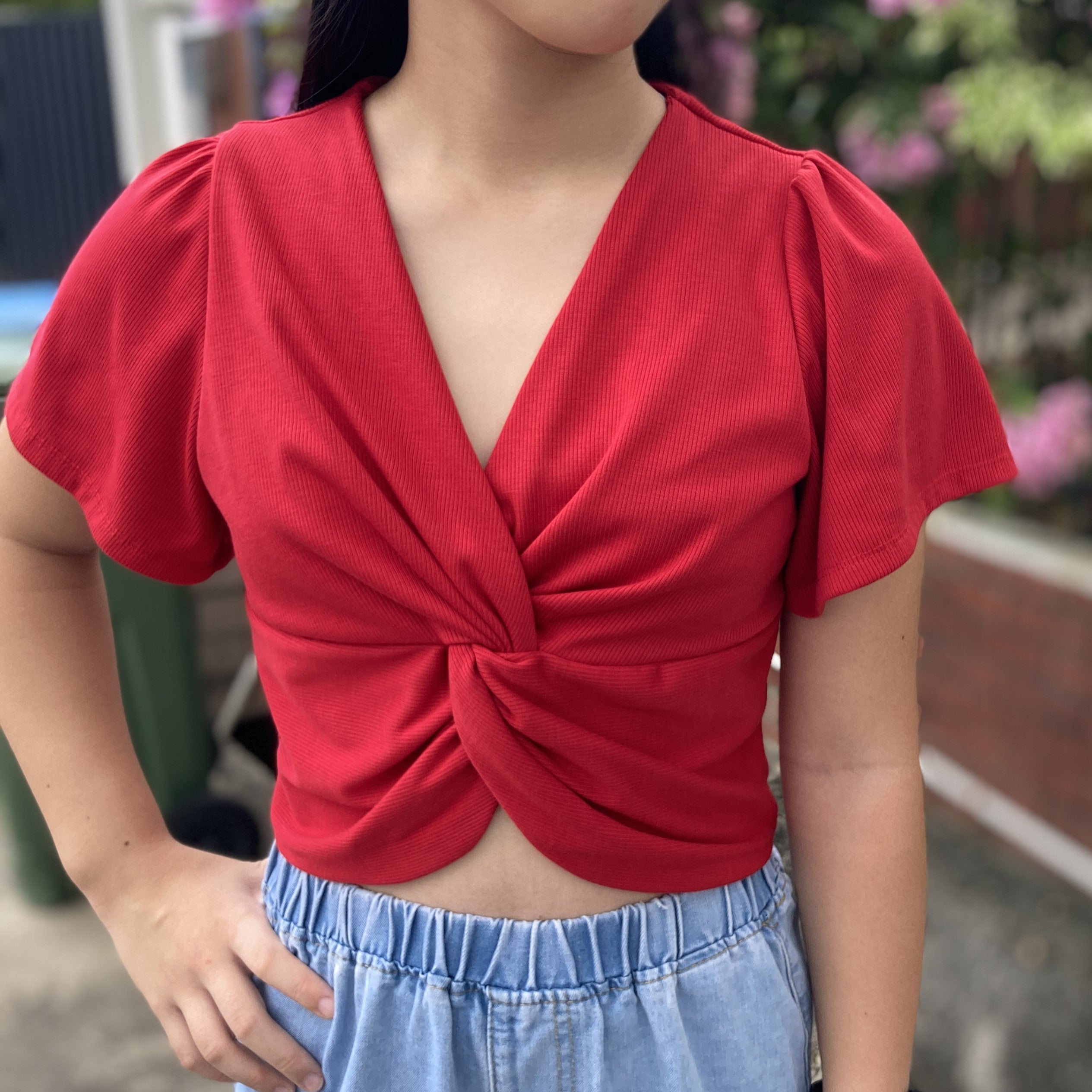 Vita Twist Front Top – Yuzu and Pear