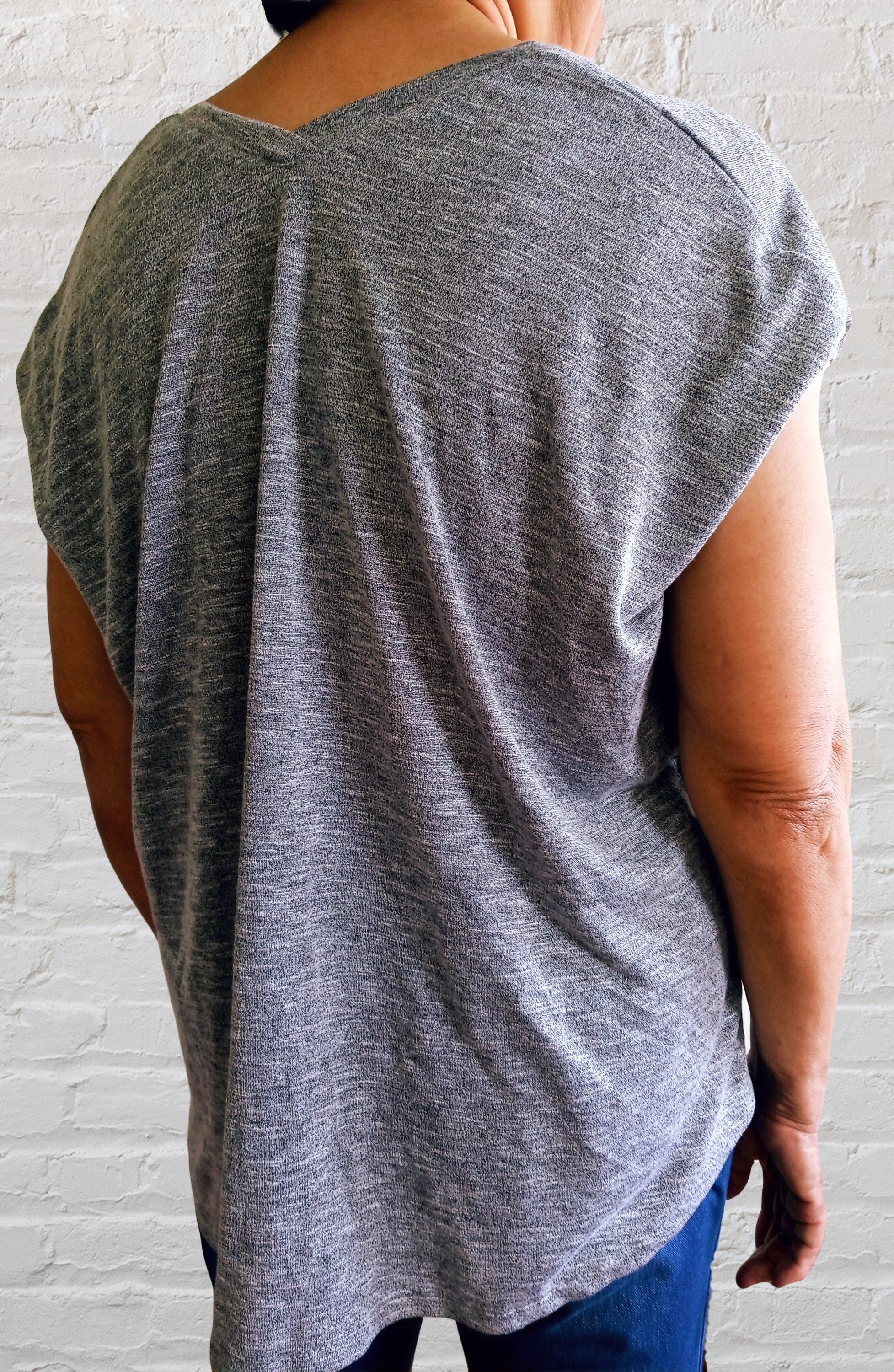 Sandy Ladies' V Back Neck Tee