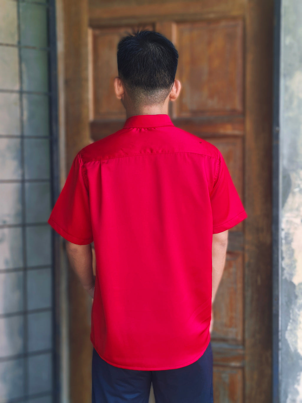 Ginkgo Men's Mandarin Collar Shirt