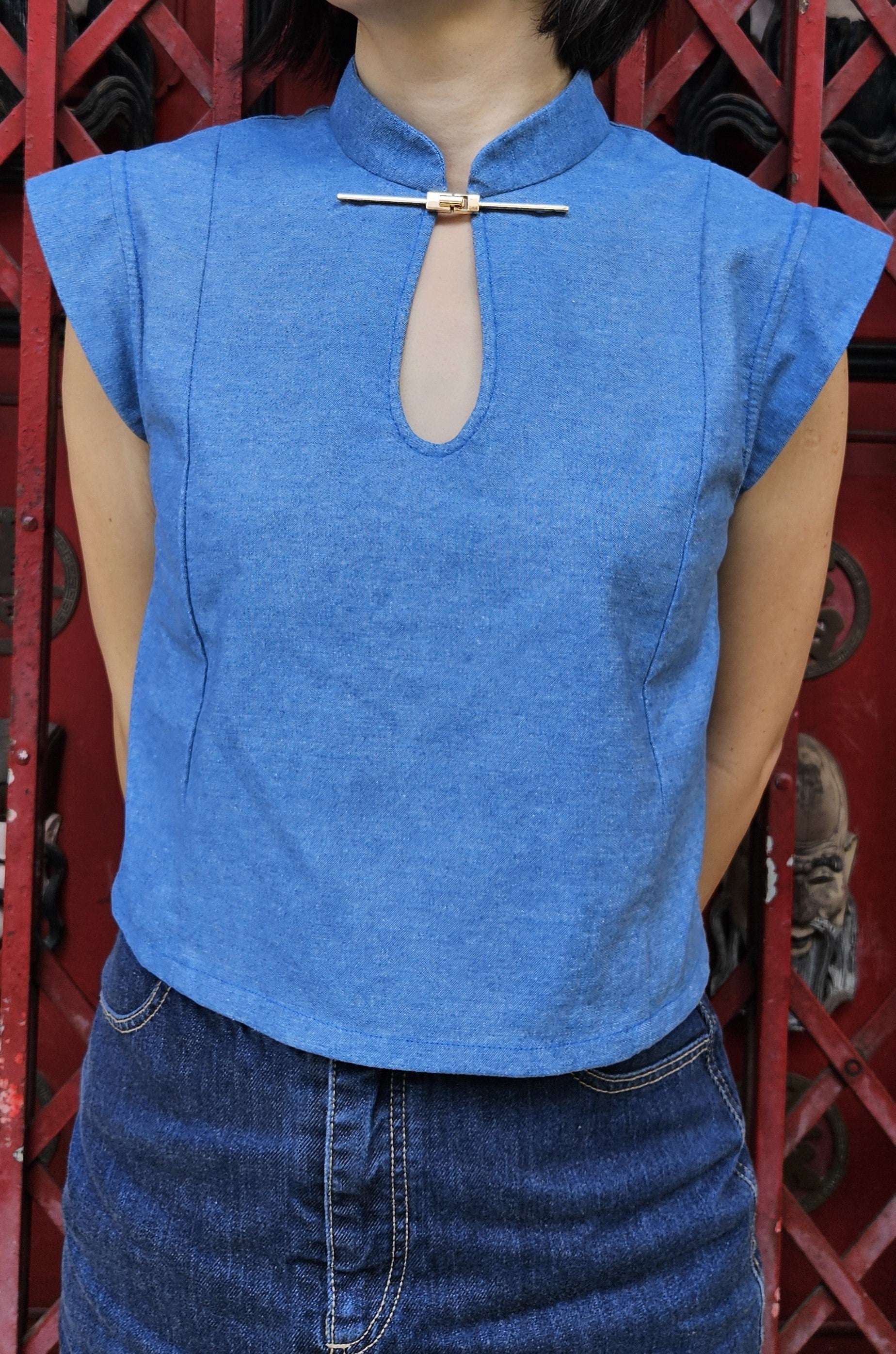 Sora Keyhole Samfu Top