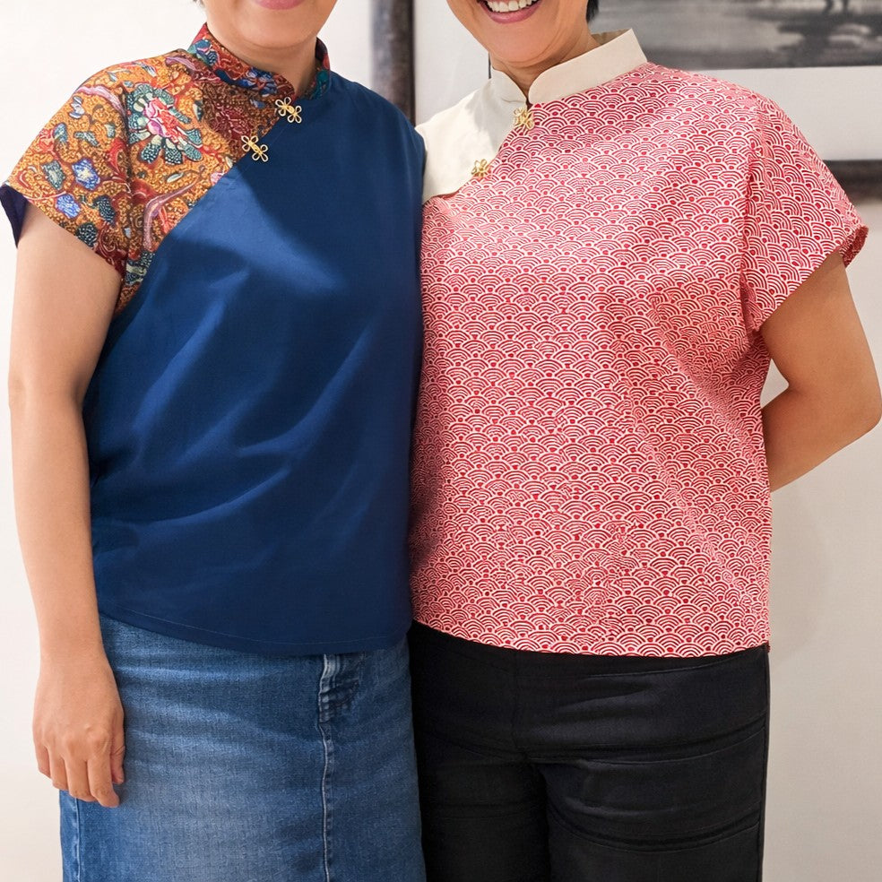 Sewing Blouse: Pearl Modern Samfu Top