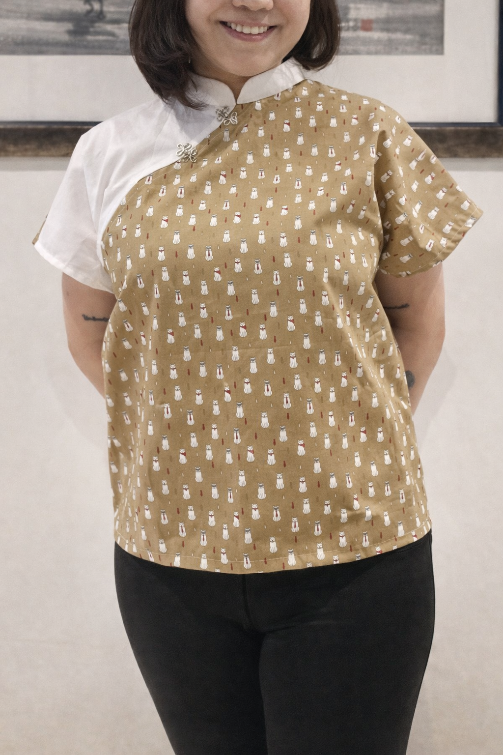 Sewing Blouse: Pearl Modern Samfu Top