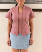 Coral Kebaya Top