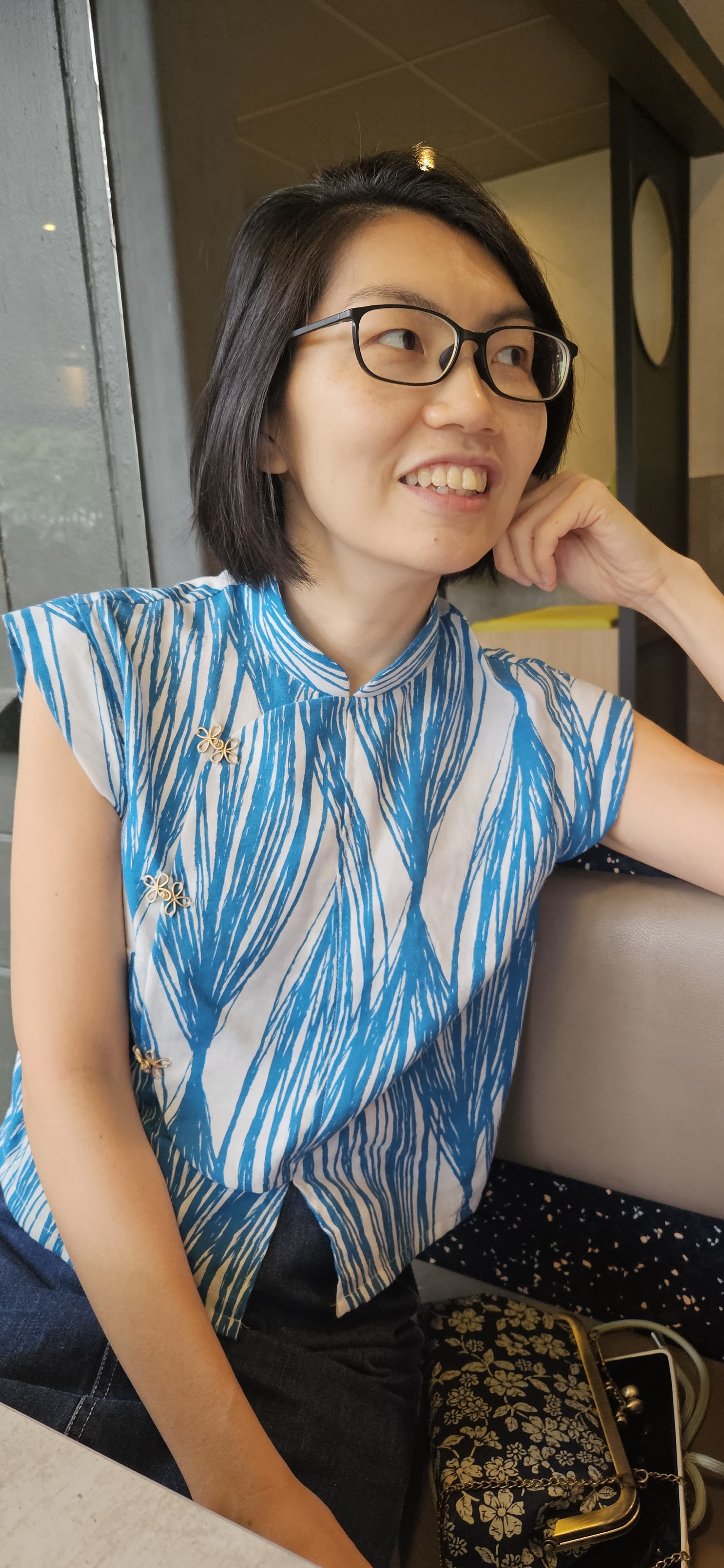 Sewing Blouse: Kitsune Modern Samfu Top