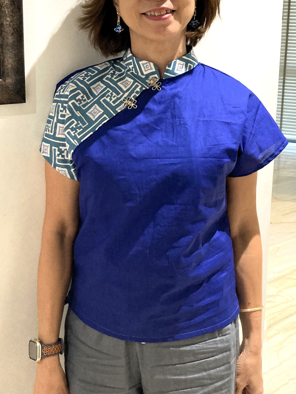 Sewing Blouse: Pearl Modern Samfu Top