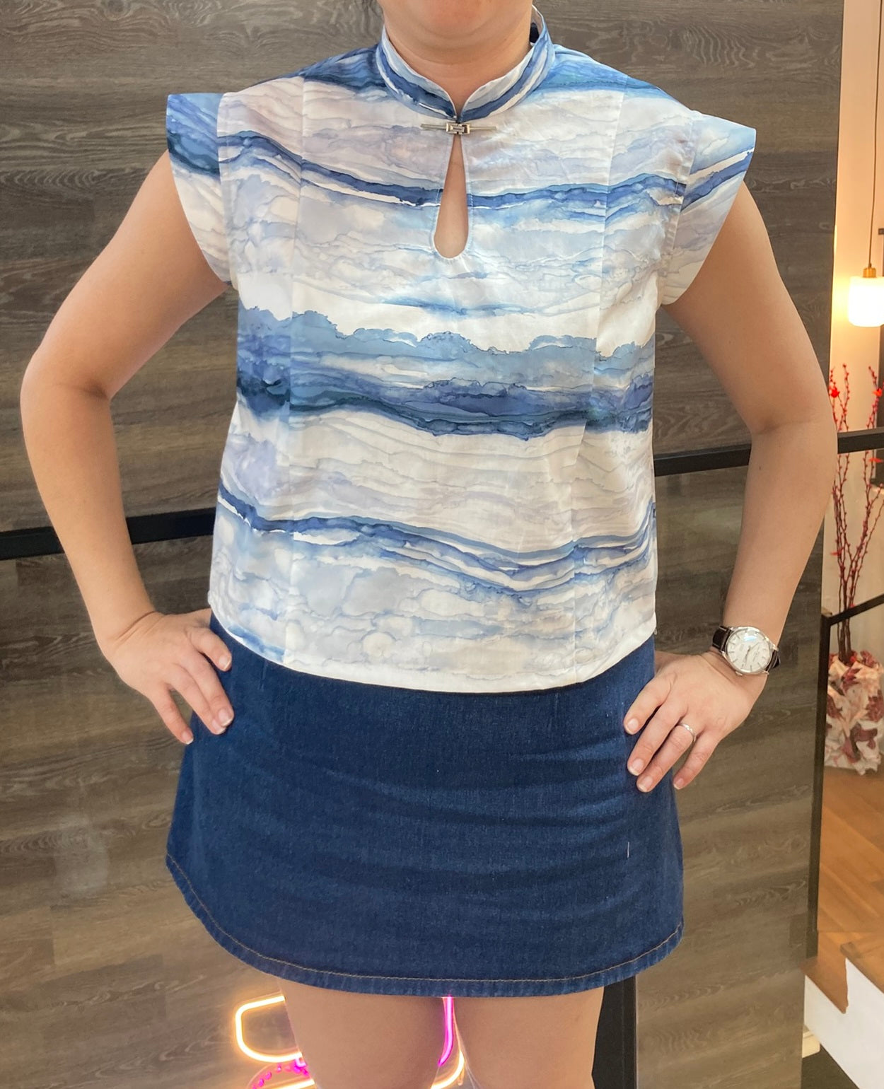 Sora Keyhole Samfu Top