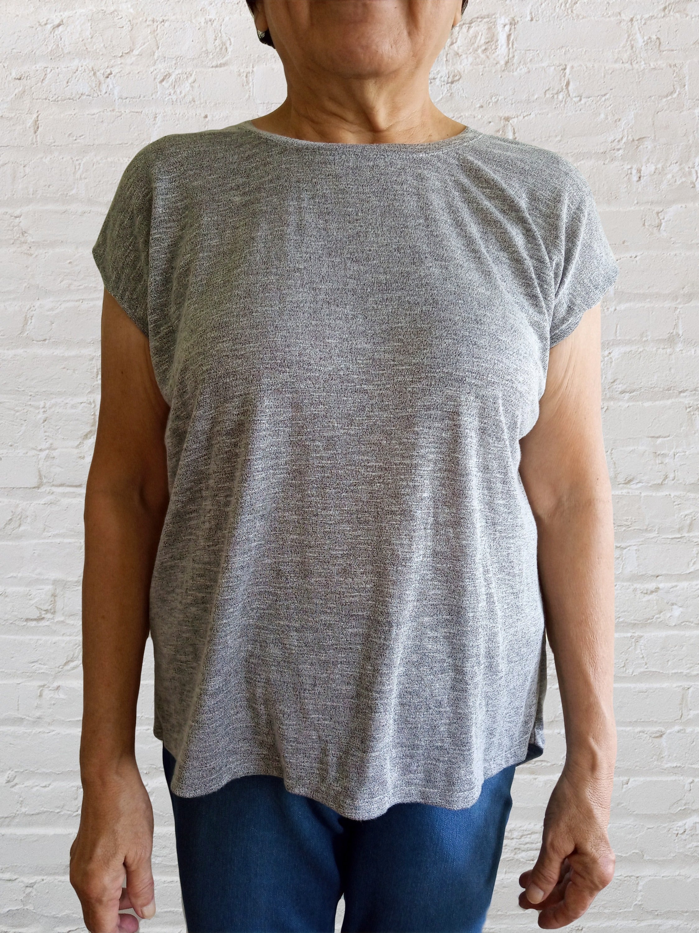 Sandy Ladies' V Back Neck Tee
