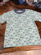 Overeasy Tee – Beginner-Friendly Crewneck Short Sleeve PDF Sewing Pattern | Sizes 80–122cm Bust
