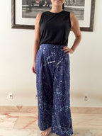 Sewing Pants: Olivia Crossover Wide-leg Pants