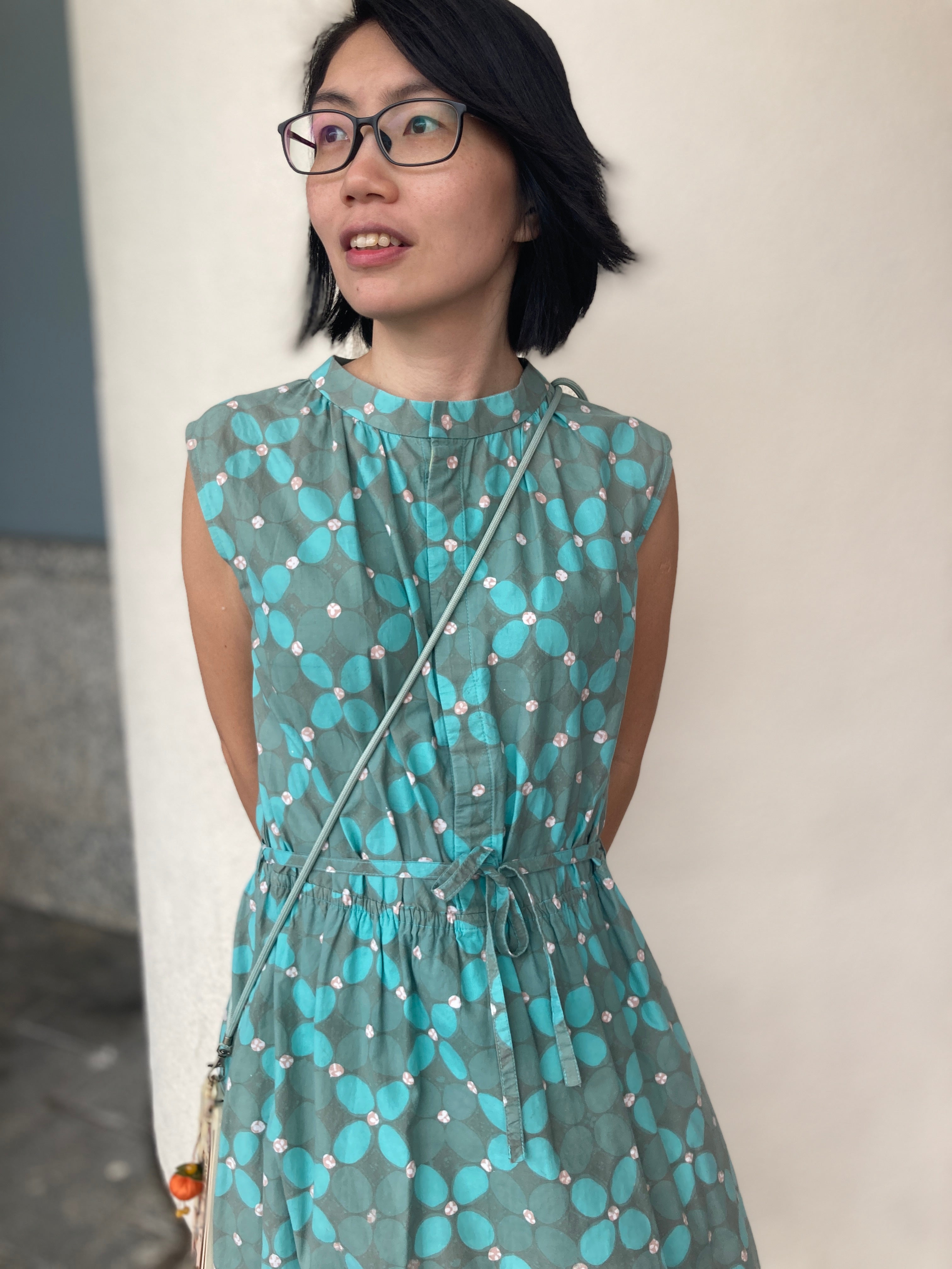 Sewing Dress: Seruni Dress with Stand Collar
