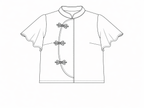 Kitsune Plus Size Samfu Top