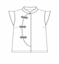 Kitsune Plus Size Samfu Top