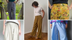 Sewing Pants: Olivia Crossover Wide-leg Pants
