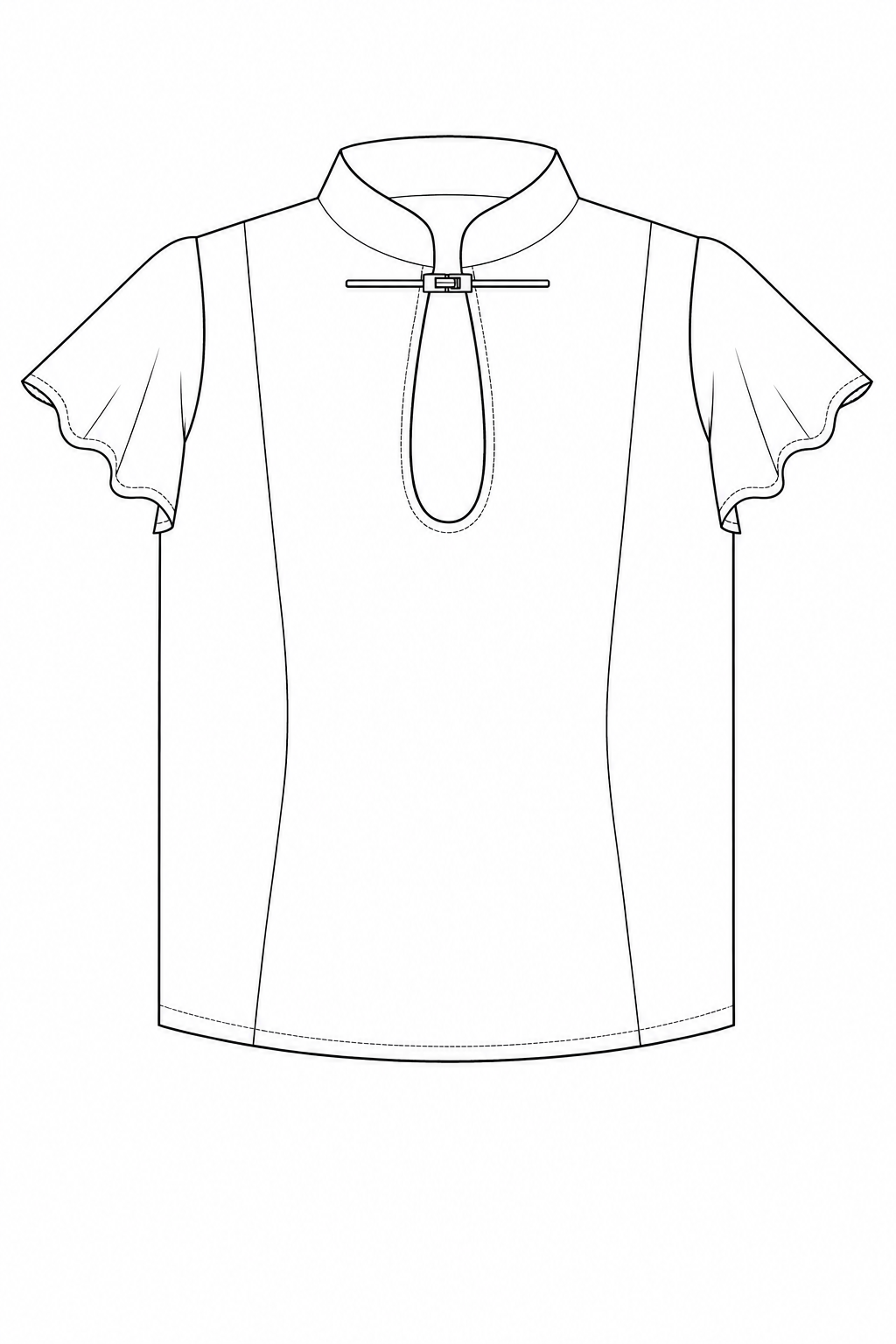 Sora Plus Size Samfu Top