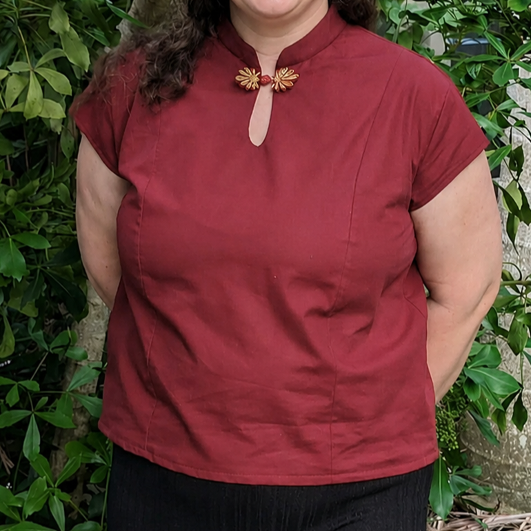 Sora Plus Size Samfu Top