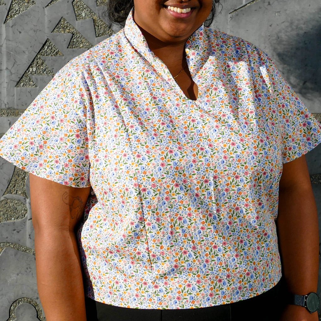 Sora Plus Size Samfu Top