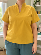 Sora Plus Size Samfu Top