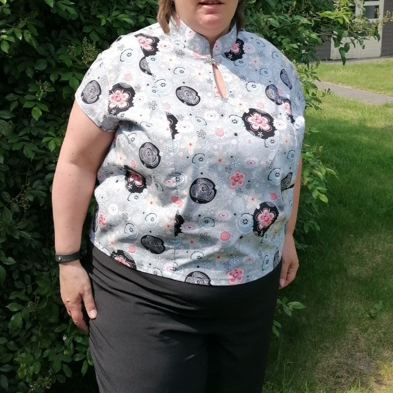 Sora Plus Size Samfu Top