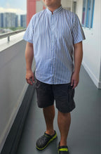 Ginkgo Men's Mandarin Collar Shirt