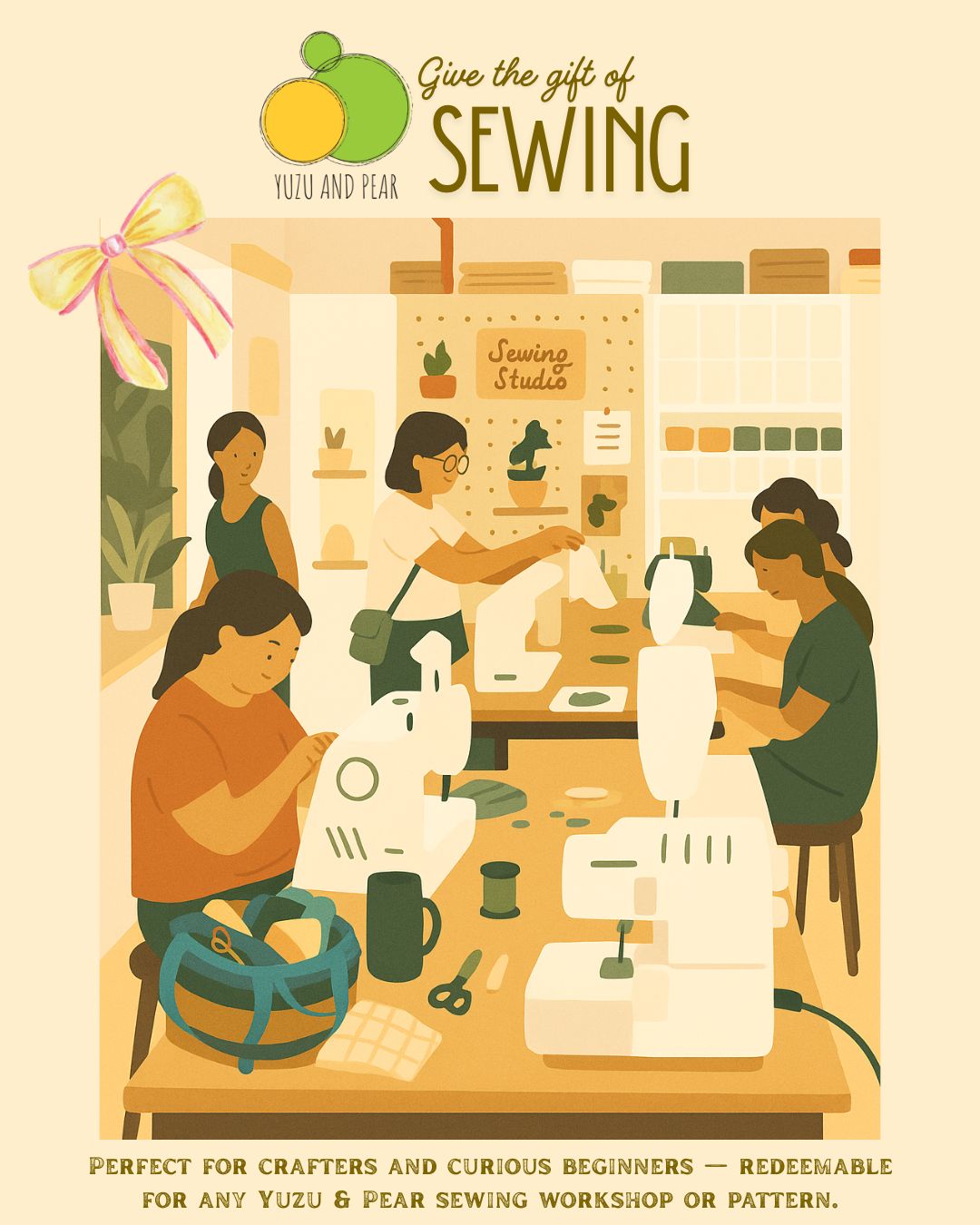 Yuzu and Pear Sewing Gift Card