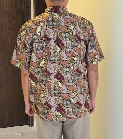 Ginkgo Men's Mandarin Collar Shirt