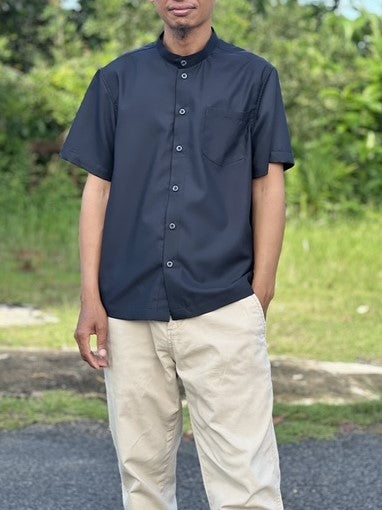 Ginkgo Men's Mandarin Collar Shirt